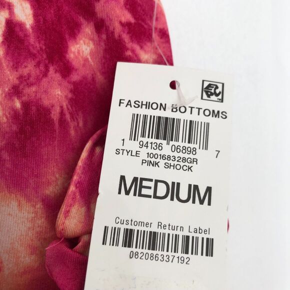 Ideology Girls Pants M Pink Tie Dye Leggings Stretch‎ with Scrunchie NWT - Picture 7 of 7